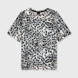Женская футболка oversize 3D White Jaguar