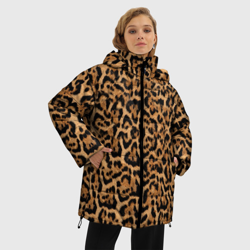 Женская зимняя куртка Oversize Jaguar, цвет красный - фото 3