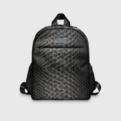 Детский рюкзак 3D Черная кожа