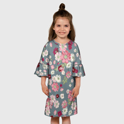 Детское платье 3D Цветочки - фото 2