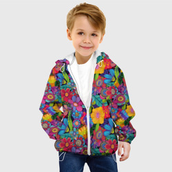 Детская куртка 3D Яркие цветы - фото 2