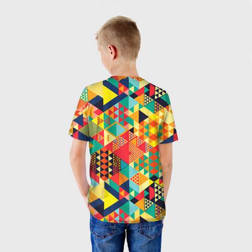 Детская футболка 3D Геометрия - фото 4