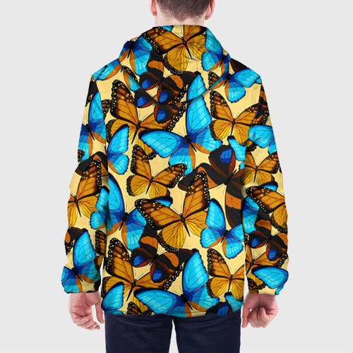 Мужская куртка 3D Бабочки, цвет 3D печать - фото 5