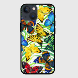 Чехол для iPhone 13 mini Бабочки 2