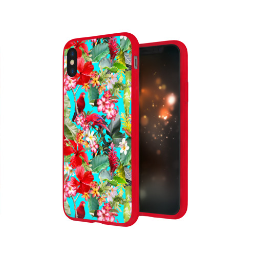 Чехол для Apple iPhone X силиконовый глянцевый Тропический мир Фото 01 Чехол для Apple iPhone X силиконовый глянцевый Тропический мир Фото 01