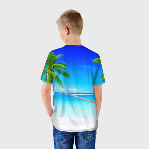 Детская футболка 3D Лазурный берег - фото 4