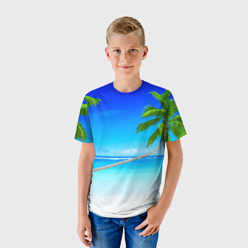 Детская футболка 3D Лазурный берег - фото 3