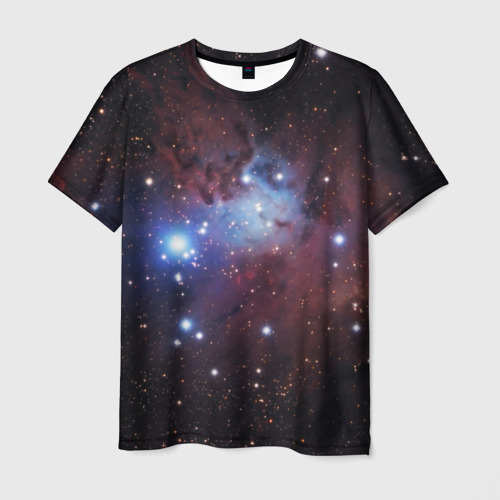Мужская футболка 3D с принтом Созвездие, вид спереди #2