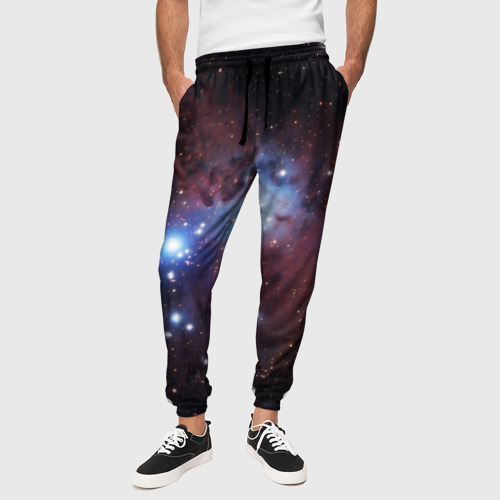 Мужские брюки 3D с принтом Созвездие, вид сбоку #3