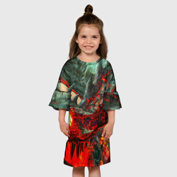 Детское платье 3D Дракон - фото 2
