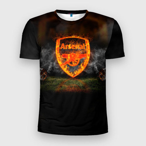 Мужская футболка 3D Slim Arsenal FC. Gunners, цвет 3D печать