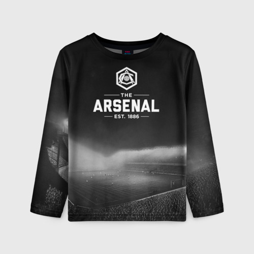 Детский лонгслив 3D Arsenal FC, цвет 3D печать