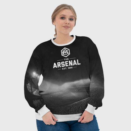 Женский свитшот 3D Arsenal FC, цвет 3D печать - фото 6