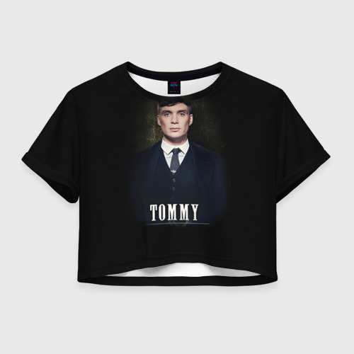 Женская футболка Crop-top 3D Peaky Blinders 2, цвет 3D печать