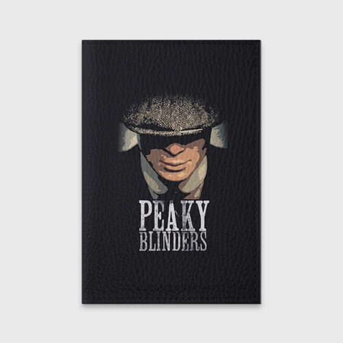 Обложка для паспорта матовая кожа Peaky Blinders - Томас Шелби, цвет черный