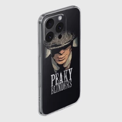 Чехол для iPhone 16 Pro Max силиконовый с защитой камеры Peaky Blinders - Томас Шелби - фото 2