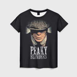 Женская футболка 3D Peaky Blinders - Томас Шелби