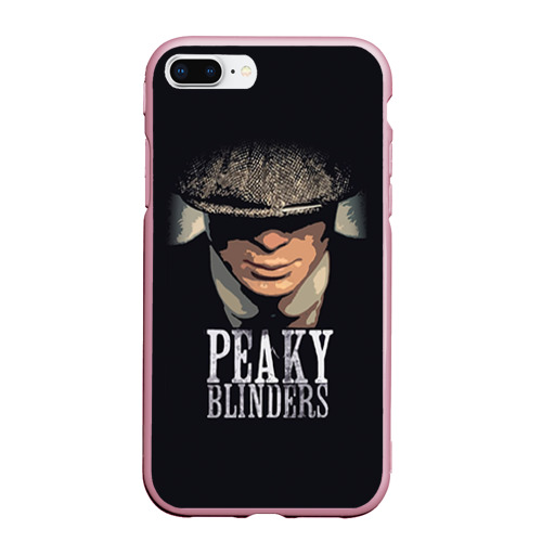Чехол для iPhone 7Plus/8 Plus матовый Peaky Blinders - Томас Шелби, цвет розовый