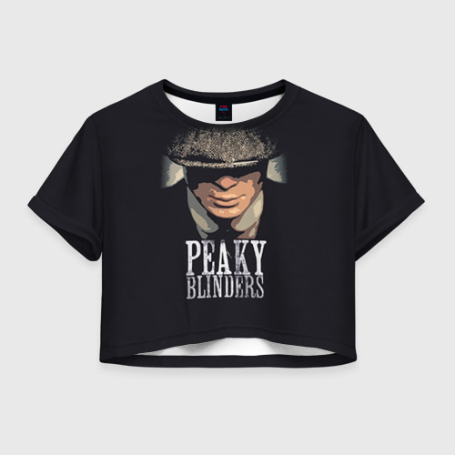 Женская футболка Crop-top 3D Peaky Blinders 5 Фото 01 Женская футболка Crop-top 3D Peaky Blinders 5 Фото 01