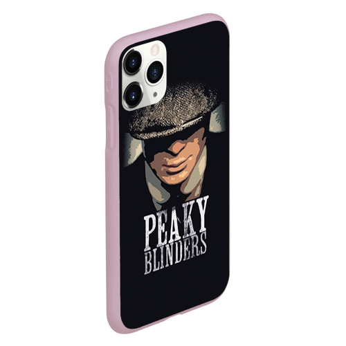 Чехол для iPhone 11 Pro матовый Peaky Blinders - Томас Шелби, цвет розовый - фото 3