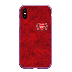 Чехол для iPhone XS Max матовый Arsenal