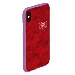 Чехол для iPhone XS Max матовый Arsenal - фото 2