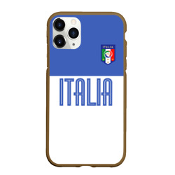 Чехол для iPhone 11 Pro Max матовый Сборная Италии по футболу