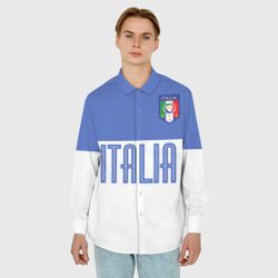 Мужская рубашка oversize 3D Сборная Италии по футболу - фото 2