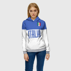 Женская толстовка 3D Сборная Италии по футболу - фото 2