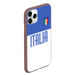 Чехол для iPhone 11 Pro Max матовый Сборная Италии по футболу - фото 2