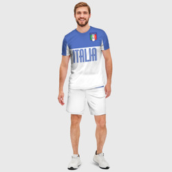 Мужской костюм с шортами 3D Сборная Италии по футболу - фото 2
