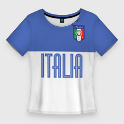 Женская футболка 3D Slim Сборная Италии по футболу