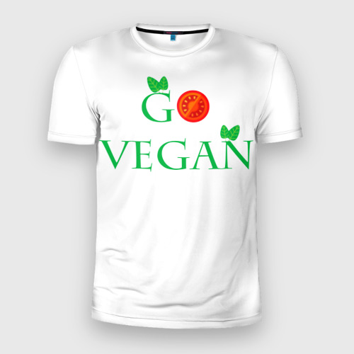 Мужская футболка 3D Slim Vegan