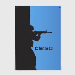 Постер CS:GO Силуэт