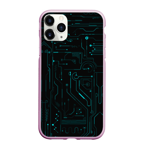 Чехол для iPhone 11 Pro Max матовый Hi-Tech, цвет розовый