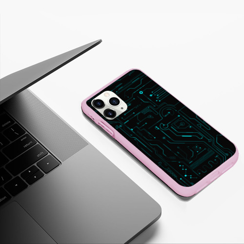 Чехол для iPhone 11 Pro Max матовый Hi-Tech, цвет розовый - фото 5