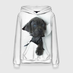 Женская толстовка 3D Кане-корсо щенок