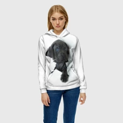 Женская толстовка 3D Кане-корсо щенок - фото 2