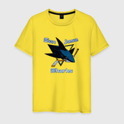 Мужская футболка хлопок San Jose Sharks hockey