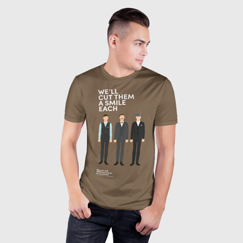 Мужская футболка 3D Slim Peaky Blinders 6, цвет 3D печать - фото 3