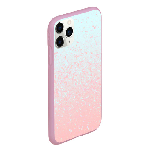 Чехол для iPhone 11 Pro Max матовый Pink Blue Gradient, цвет розовый - фото 3