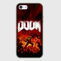 Чехол для iPhone 5/5S матовый Doom 2016