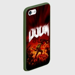 Чехол для iPhone 5/5S матовый Doom 2016 - фото 2
