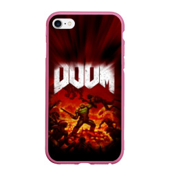 Чехол для iPhone 6/6S матовый Doom 2016