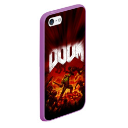 Чехол для iPhone 5/5S матовый Doom 2016 - фото 2