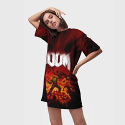 Платье-футболка 3D Doom 2016 - фото 2