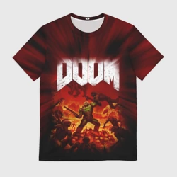 Мужская футболка 3D Doom 2016
