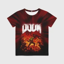 Детская футболка 3D Doom 2016