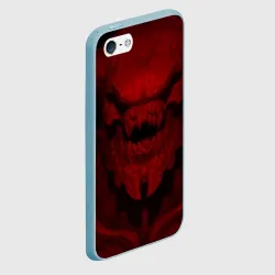Чехол для iPhone 5/5S матовый Кибердемон Doom - фото 2