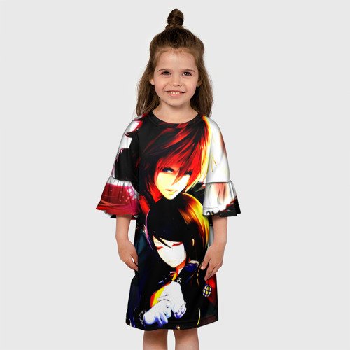 Детское платье 3D Mushimaro, цвет 3D печать - фото 4